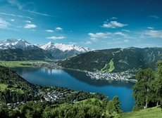 Zell am See mit Kitzsteinhorn im Hintergrund (Zell am See Tourismus GmbH)